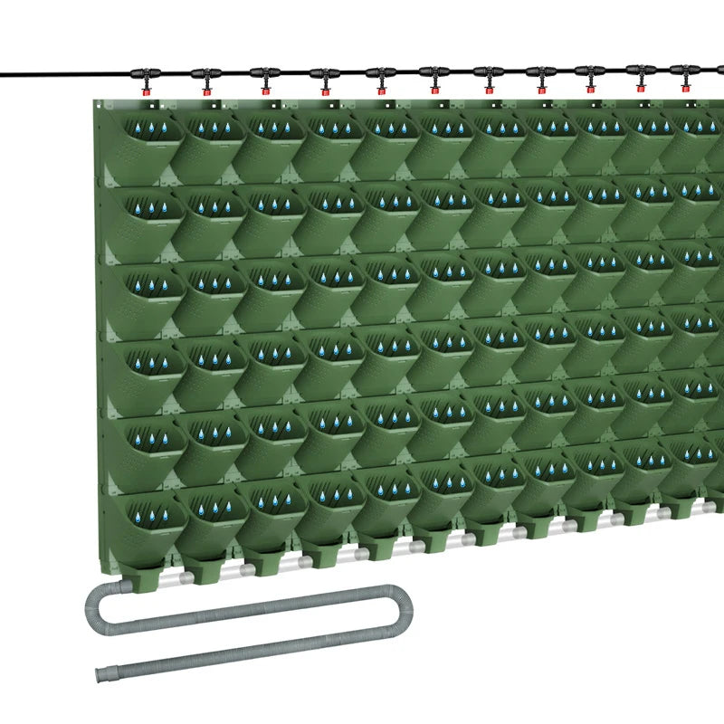 Naturix Patented Vertical Garden Wall System Outdoor Hanging Wall Planter Irrigation Greenwall Living Jardin Plastic Flower P