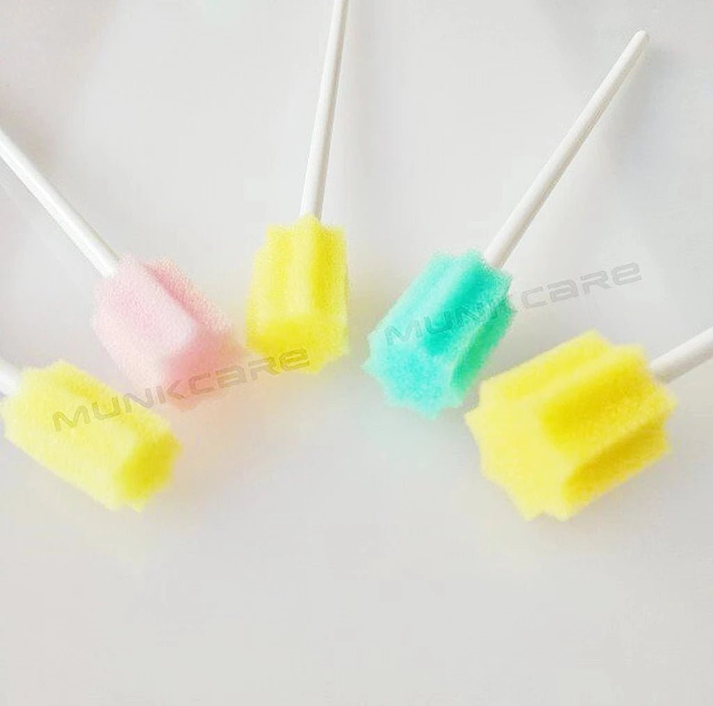 Disposable Sponge Oral Care Swabs Individually Wrapped Mouth Swabs for ICU Ventilator Patients Dental Clinic Hospital Supplie