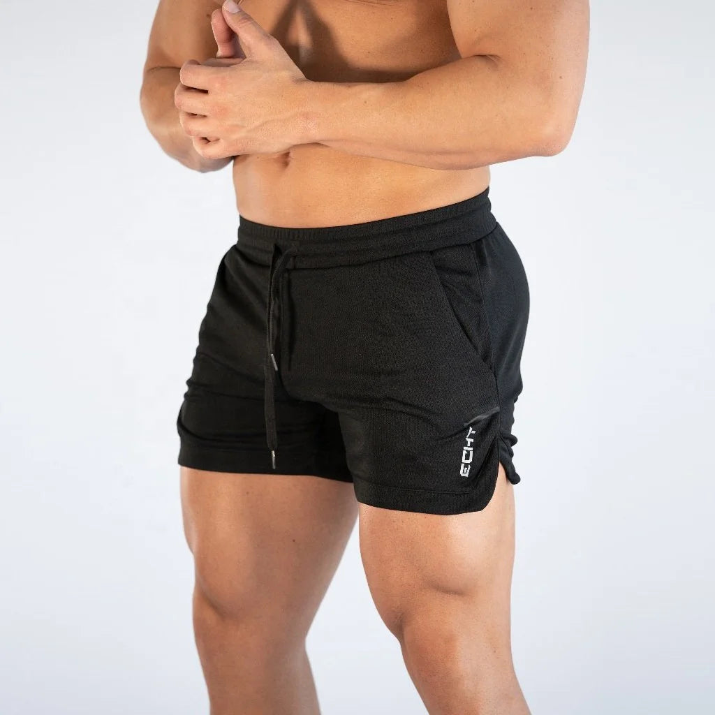 Wholesale Custom Logo Polyester Quick Dry Running Training Workout Gym Shorts With Pockets