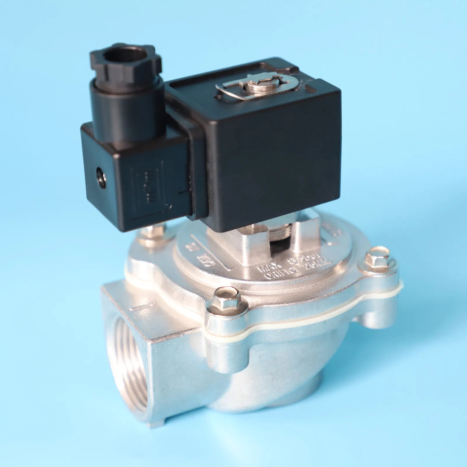 Top Quality Aluminum Alloy Diaphragm NBR FKM DN25 1/2in 1-1/2in 1 Inch 24v Right Angle Pulse Solenoid Valves for Dust Collect