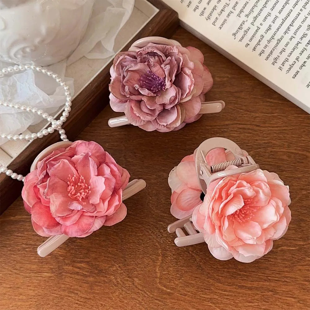 Large Flower Hair Clip Claws for Women Hair Crab Women Girls Fashion Hair Accessories