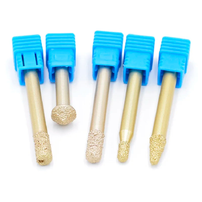 Brazed Diamond Engraving Router Bit Stone Milling Cutter Engraver Marble Granite Cutting Tool Blades Carving Knife CNC Machin