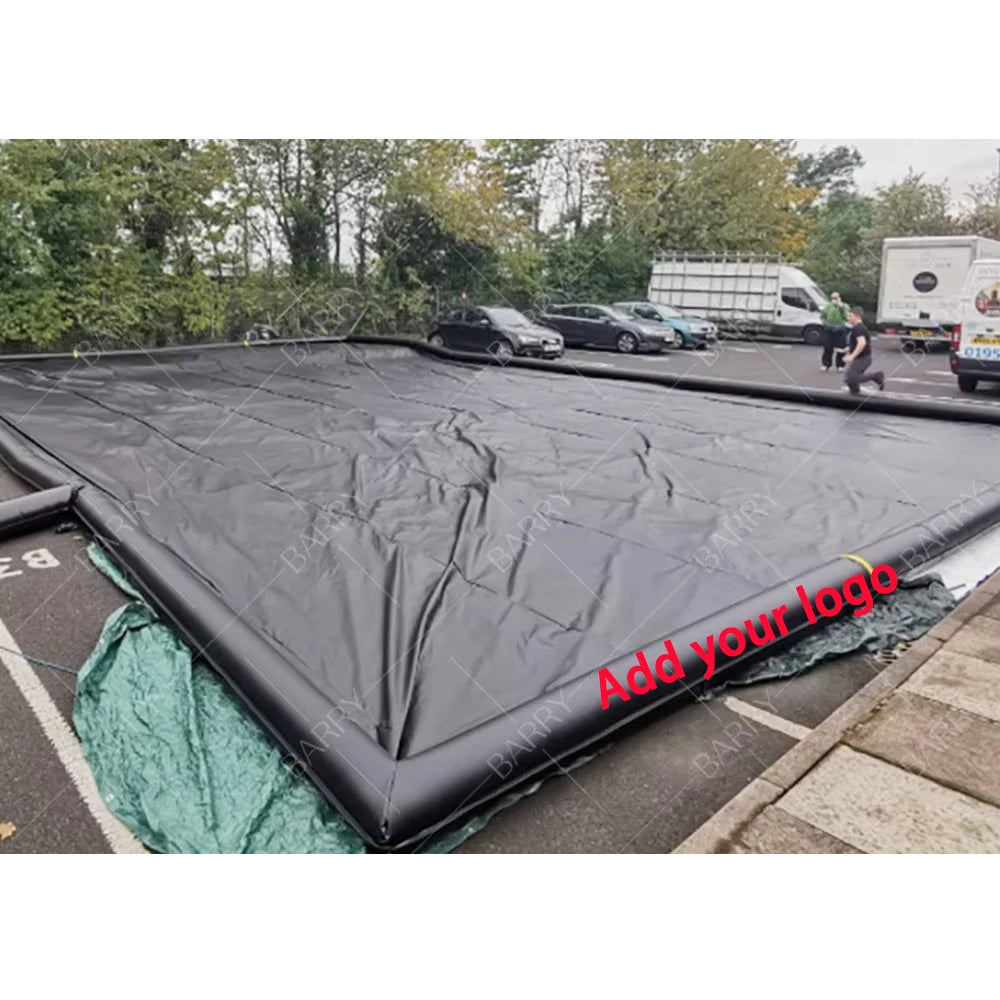 Water Reclamation System  Wash Pads Airtight Pvc Portable Wash Pad Car Cleaning Inflatable Car Wash Mats Inflatable Dry