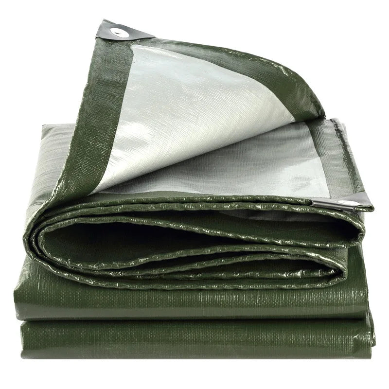 China Factory Custom Woven Plain HDPE Tarpaulin Waterproof Anti-UV Poly Tarps Printed Ground Cover for Truck Cargo