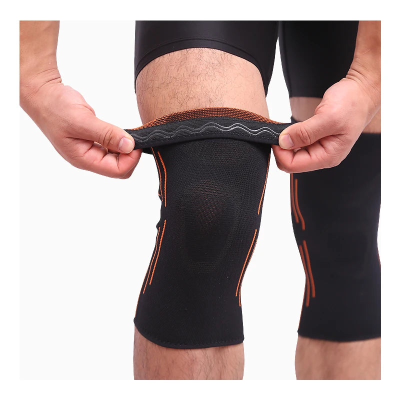 Aolikes Leg Support Silicone Padded Knee Braces Compression Support Sleeve for Knee Pads Genre
