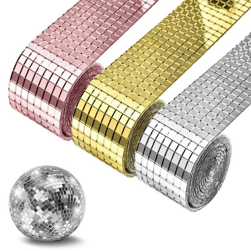 DIY 4D Disco Ball Stickers for Birthday Bachelorette Craft Parties-Cowgirl Hat Mirror Ball Decorations for Party Decorations