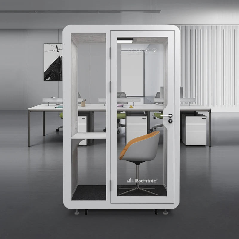 Portable Acoustic Private Office Meeting Pod Removable Phone Booth for Studios Office Buildings Soundproof Working Studio Sou