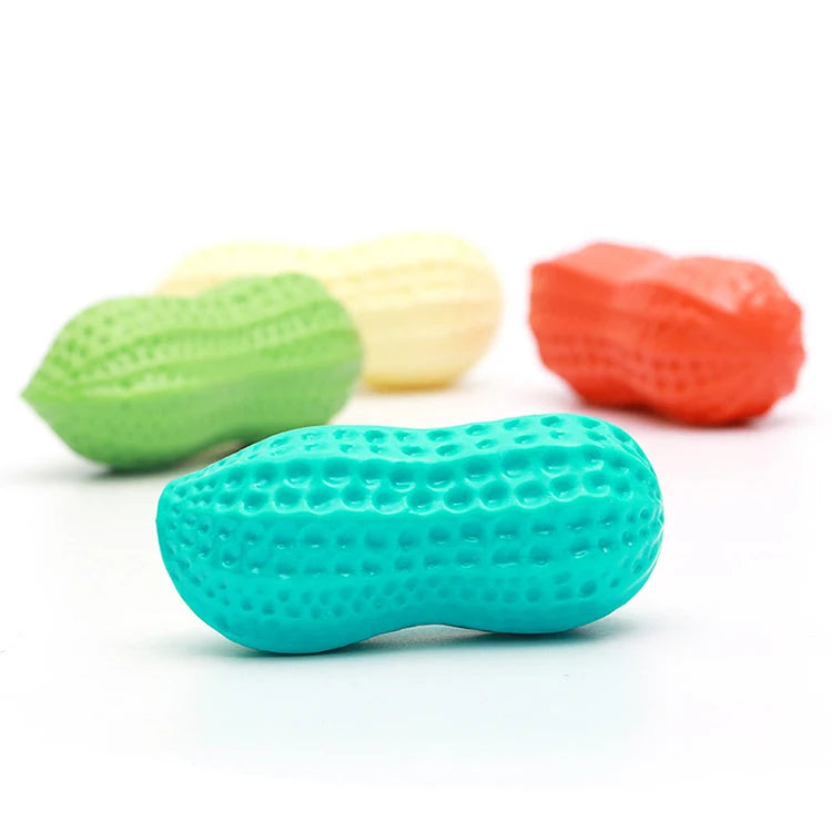 Bite Resistant Squeaky Peanut Dog Pet Toy