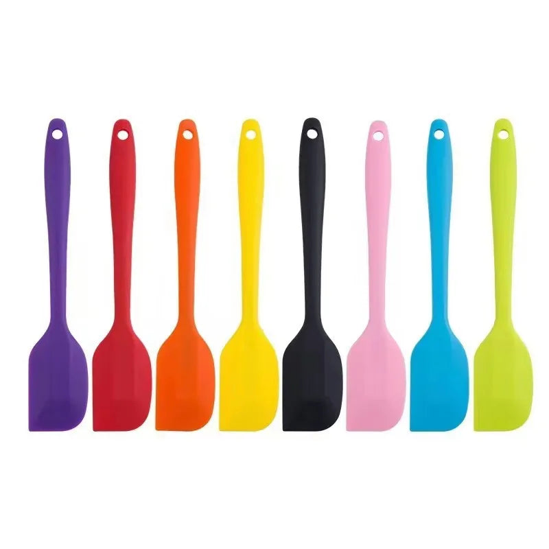 Small Size Heat Resistant Cake Scraper Nonstick Pastry Butter Silicone Spatula