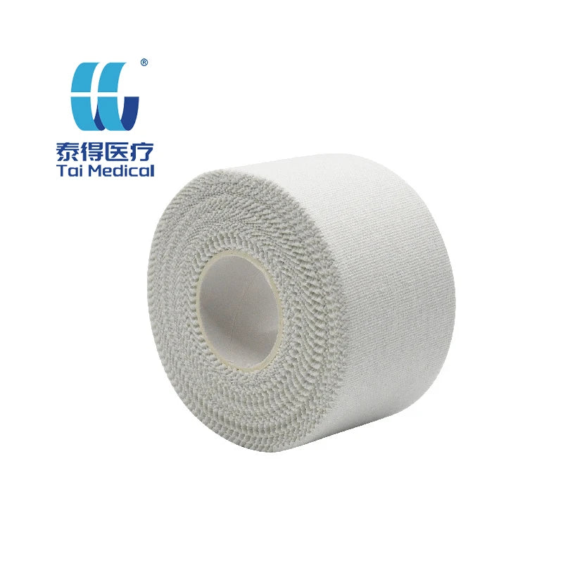 3.8cmx13.7m Non-elastic Unisex Foot Bandage White Sports Tape Basketball Football Ankle Fixation Knee Wrist Braces Custom Pri