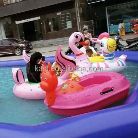 2024 Outdoor Exciting Water Sports Electric Mini Cute Double Children or Double Adult Pool or Water Bumper Boat for Sale