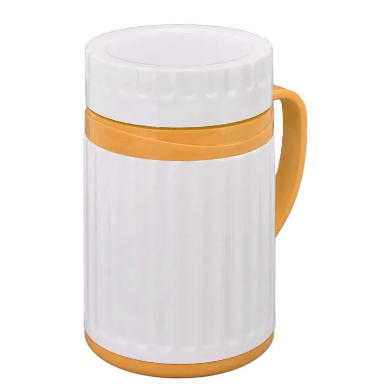Yellow Stainless Steel Pig Semen Thermos Cup Artificial Insemination Equipment for Livestock