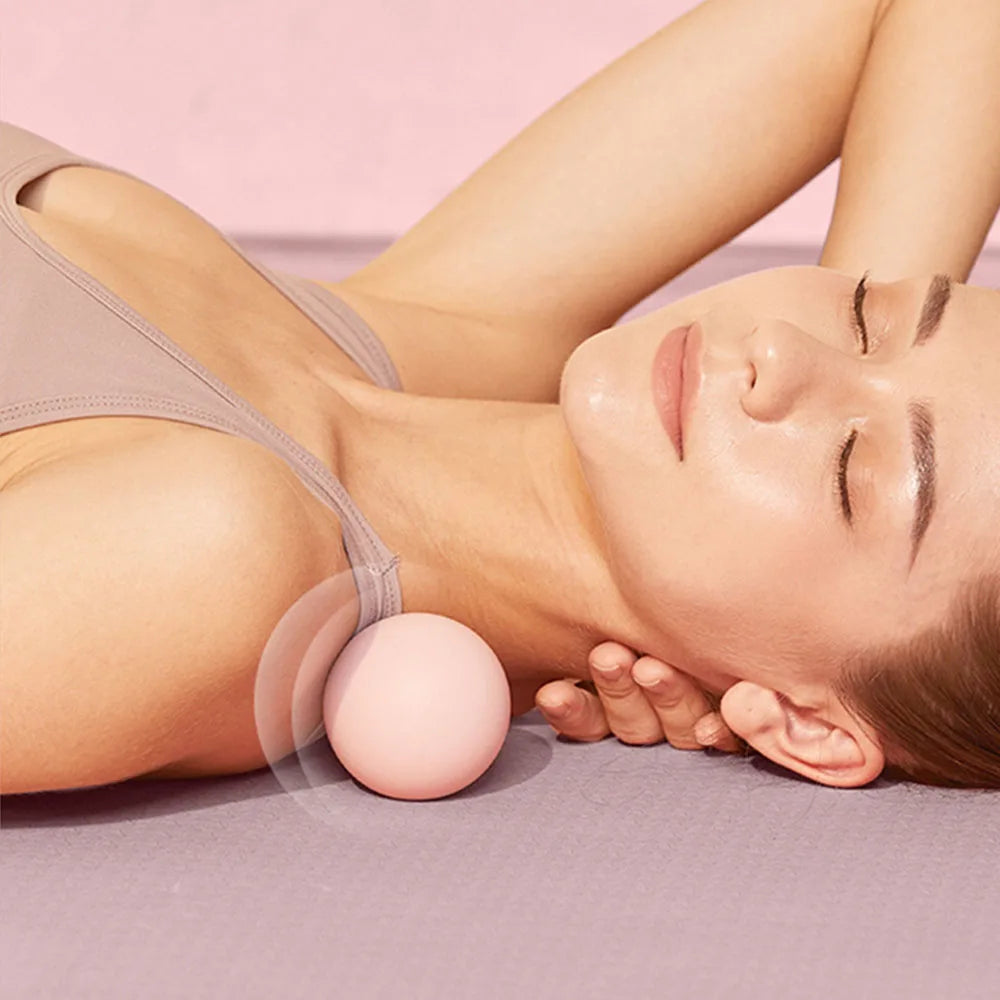 2.5 Inch Single Silicone Fascia Massage Ball DZH Brand Model DSB63 Multi-Functional Body Fitness Relax Gym Equipment Arm Wais