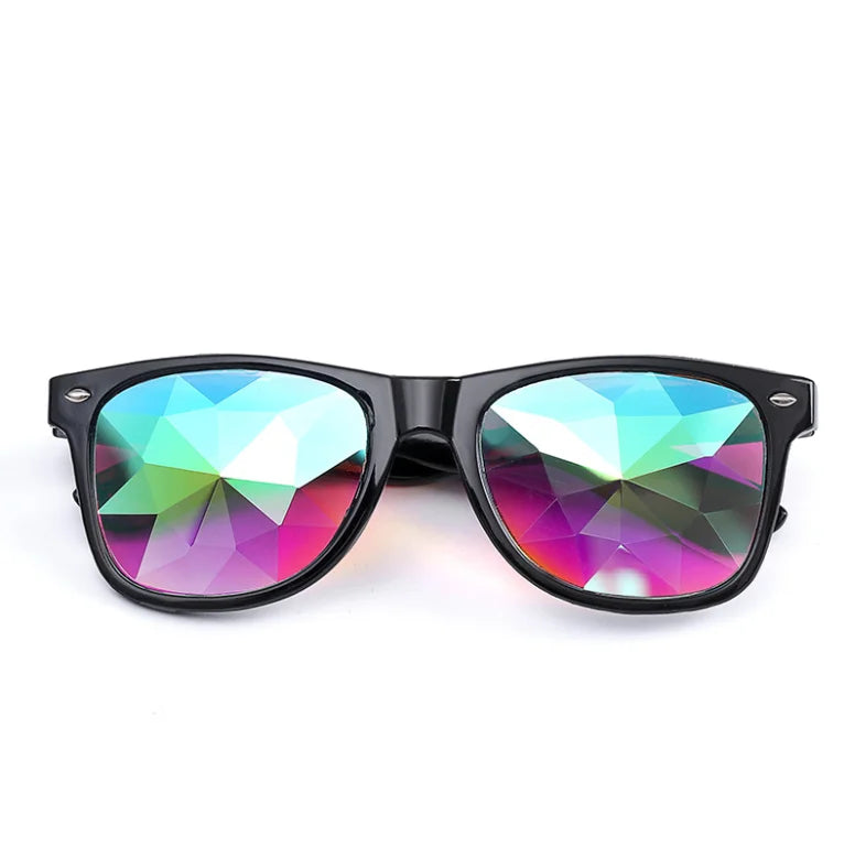 Kaleidoscope Glasses 3D Prism Rainbow Goggles EDM Rave Party Light Diffraction Festival Eyewear