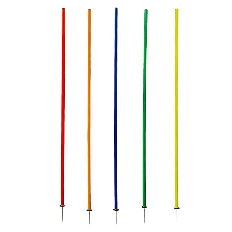 Agility Salom Poles Football Sport Speed Coaching Stick Sport Equipment Training Soccer Agillity Pole Base