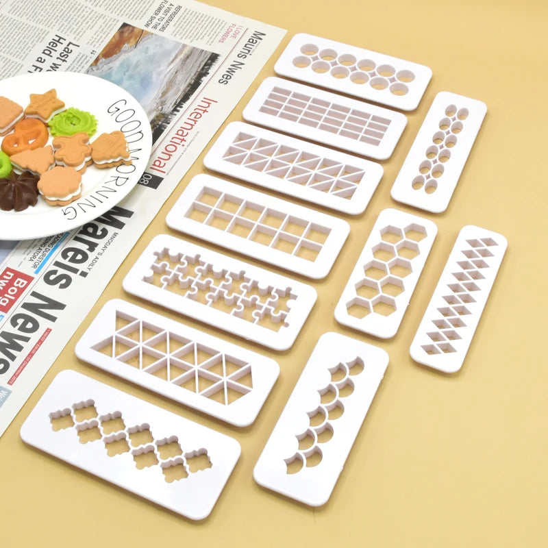 2024 New Cutting Die for Cookie Making Best Helper for Cookie Cutting Geometric Shape Cutting Mold Christmas Cookie Cutter