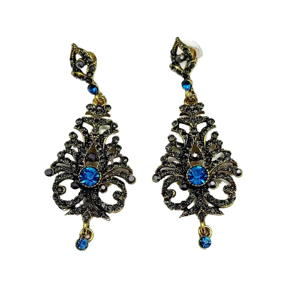 Palace Vintage Earrings Fashion Personality Earrings Geometric Shape Earrings for Women