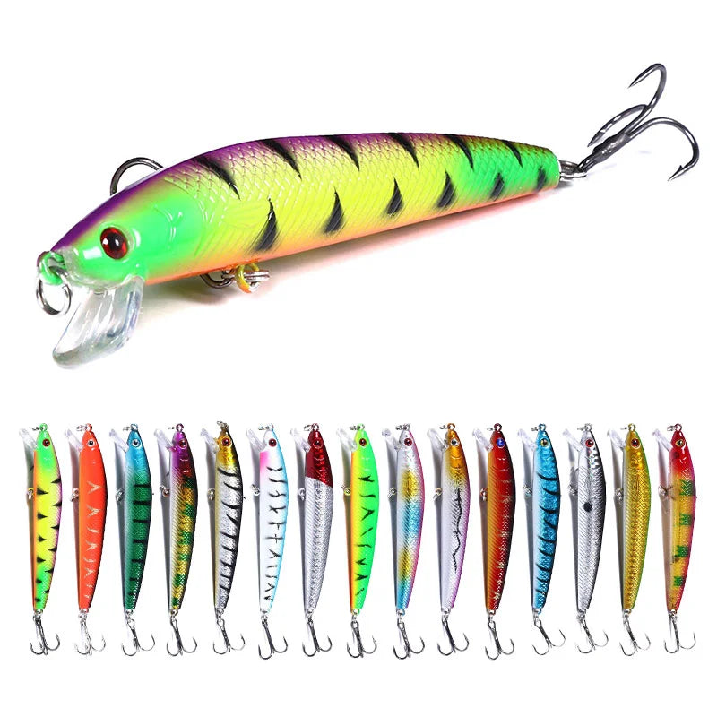 Wholesale MI041 9.5cm 8.5g Artificial Hard Plastic Jerkbait Minnow Fishing Lures for Bass