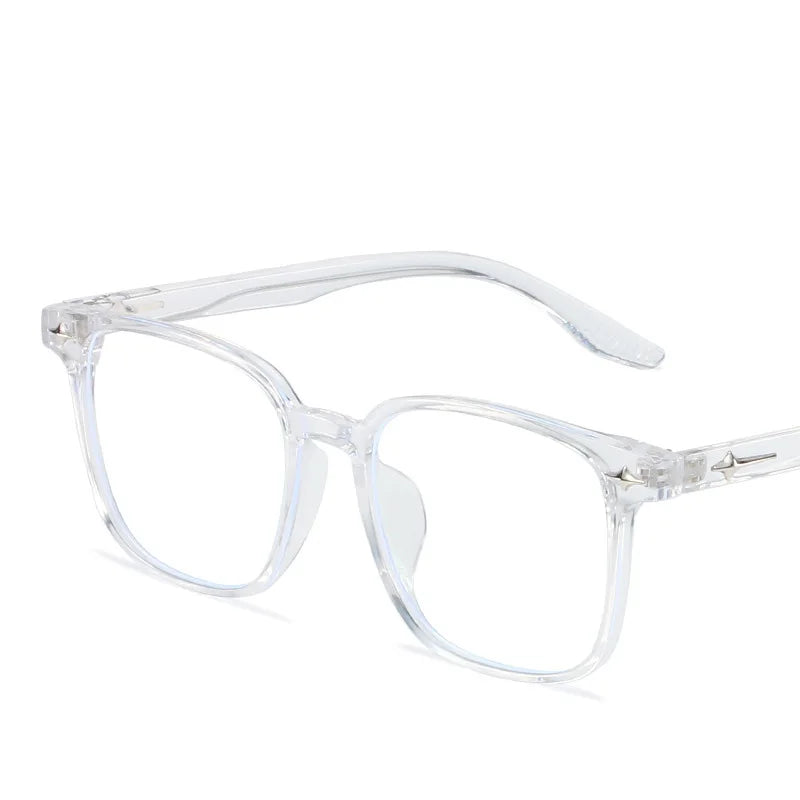 2024 New Fashion  Square Frame Pc Glasses Women and Men Bluelight Blocking Glasses for Round Face Eyeglasses Frames