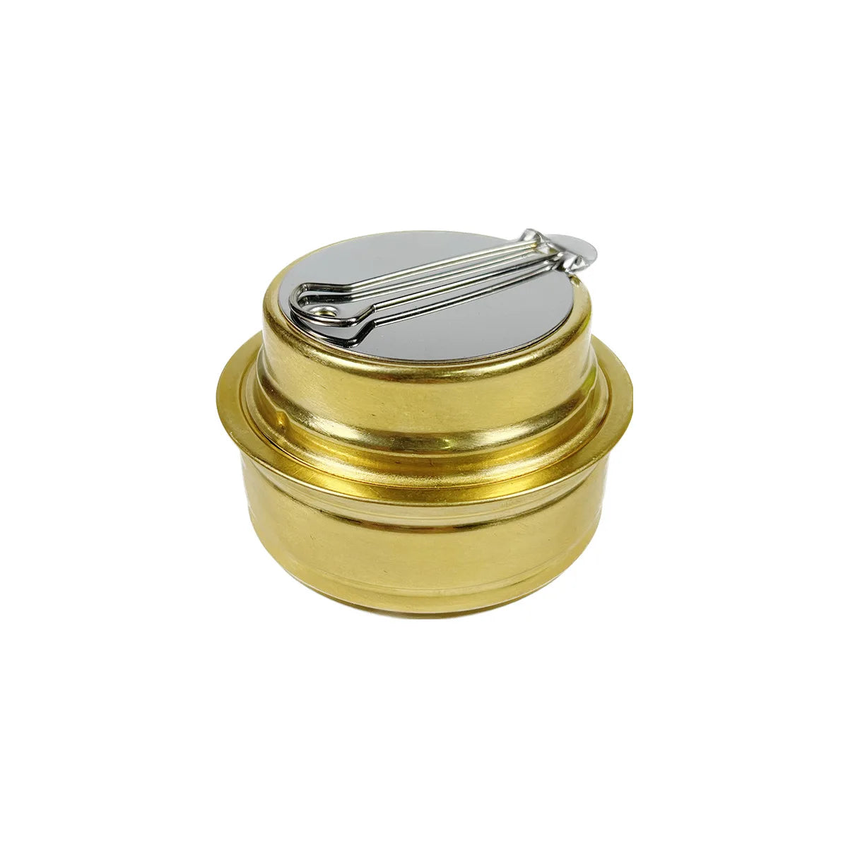 Mini Alcohol Stove for Backpacking Lightweight Brass Spirit Burner for Camping Hiking
