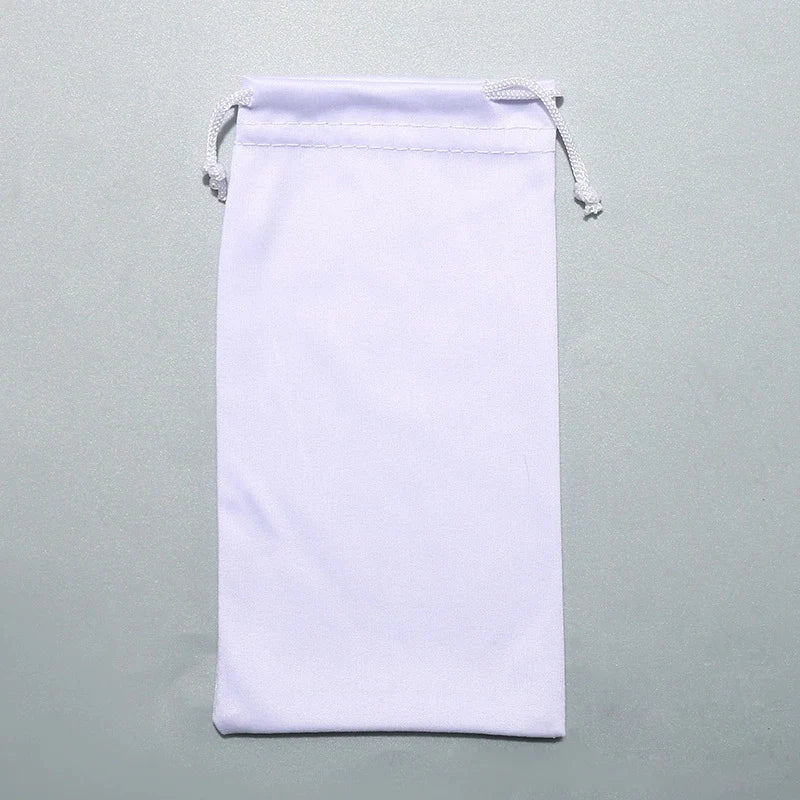 Wholesale Custom Microfiber Bags Printing Logo Draw String Pouch for Sunglasses Glasses Phone