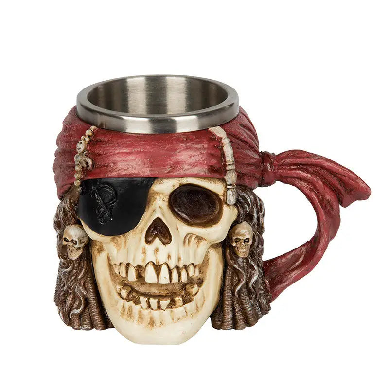American Style Pirates Sketlen Cup MBA08 Personalized Beer Mug 3d Resin Corsair Custom 3d Mug