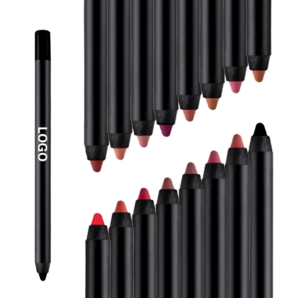 OEM Private Label Low Moq Supplier Custom High Pigment Lip Makeup Tint Stain Cream Gel Lip Liner