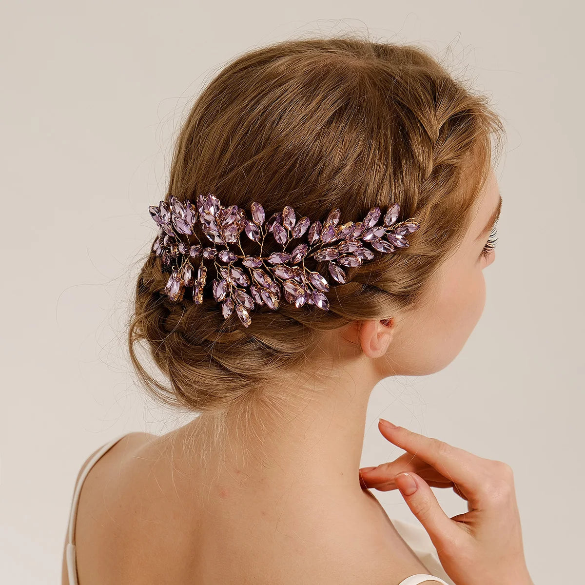 Bridal Headband Crystal Wedding Hair Vine Wedding Headpieces for Bride Wedding Hair Accessories Tiara for Women and Girls