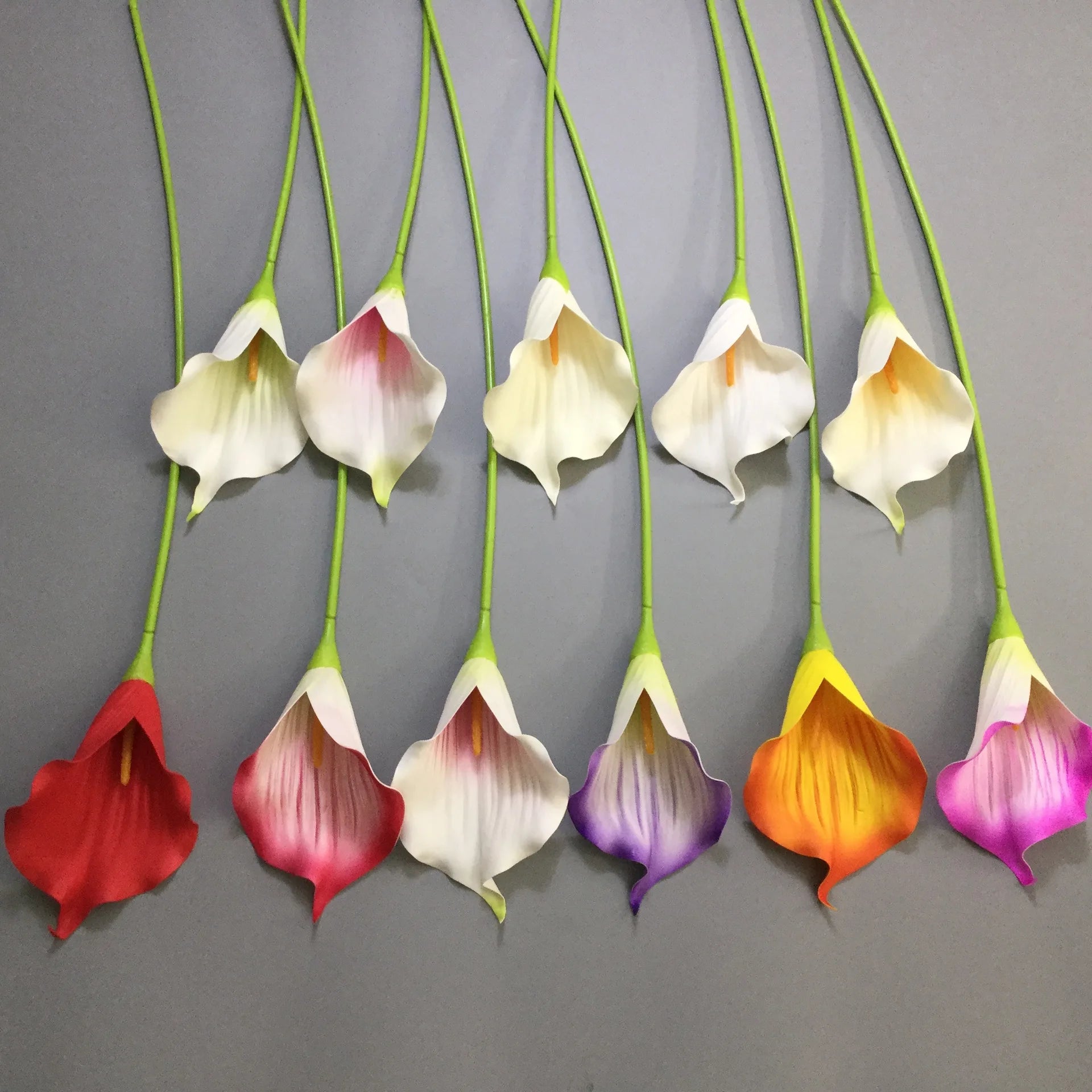 YOPIN-1469 Wholesale 75CM Pink Calla Lilies Artificial Real Touch Pu Calla Lily for Mother's Day & Christmas Indoor Home Deco