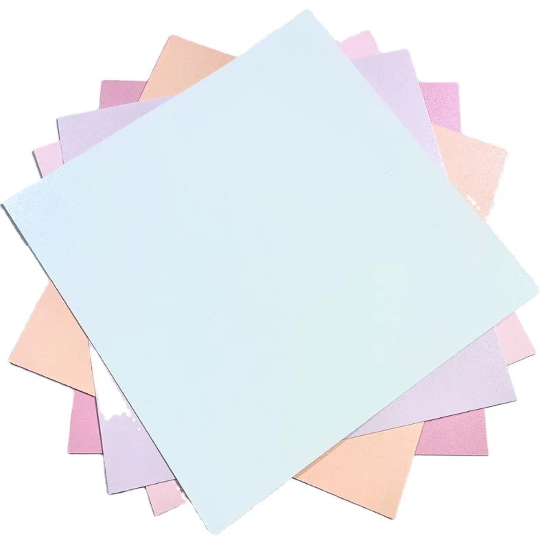 200g 12*12 Inch Size Double Sided Pearl Card Premium Card Glitter Craft Flash Card DIY Cardstock