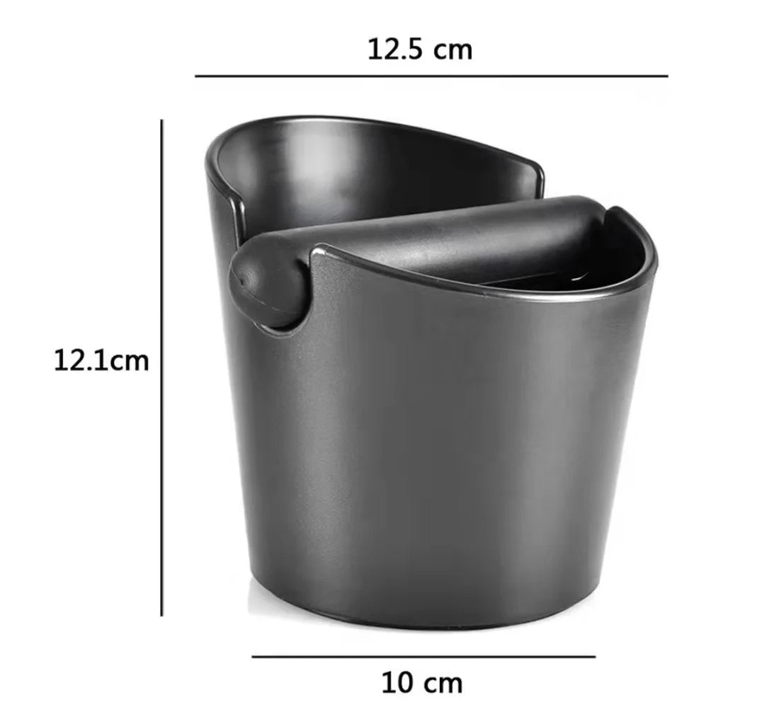 Hot Sale Brista Tools Espresso Mini Grind Container Round Coffee Knock Box With Non-slip Silicone Ring
