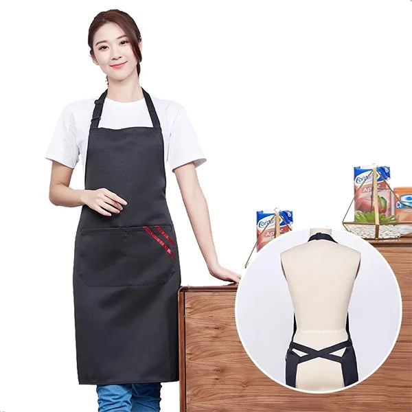 High Quality Oem Custom logo Unisex Restaurant Cafe Baking Kitchen Apron Barista Chef Uniform Canvas Household Cooking Aprons