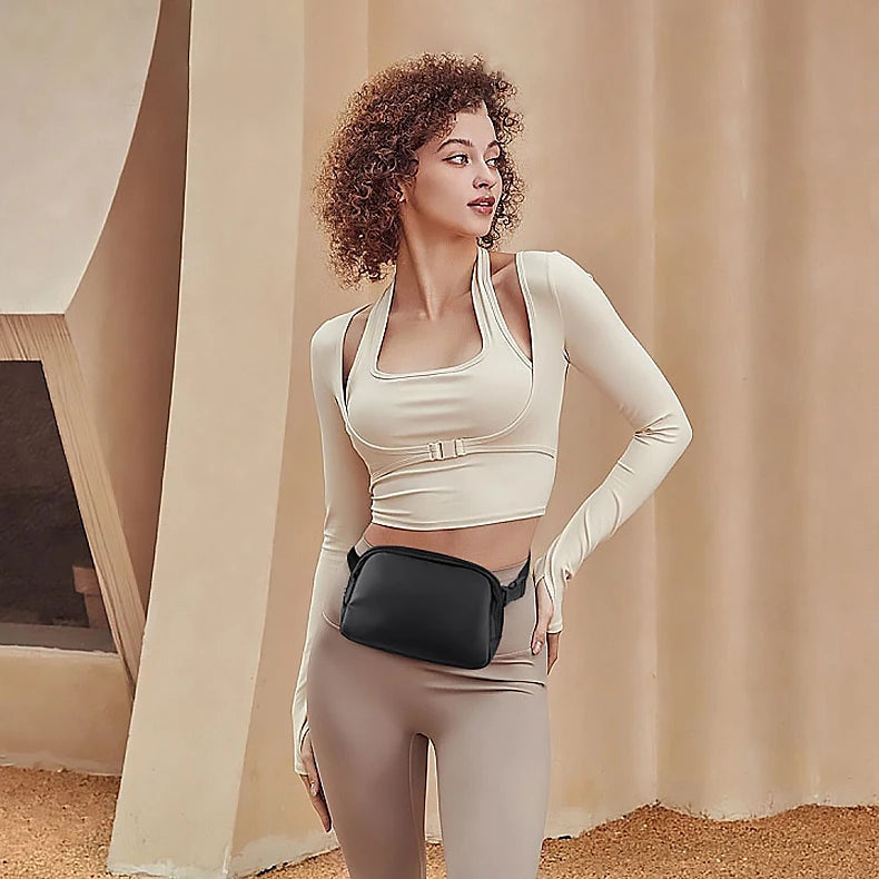 Factory Low MOQ Fanny Pack Casual Everywhere Belt Bags Unisex Men Women Crossbody Bum Bag Zipper Waist Bag for Daily Use