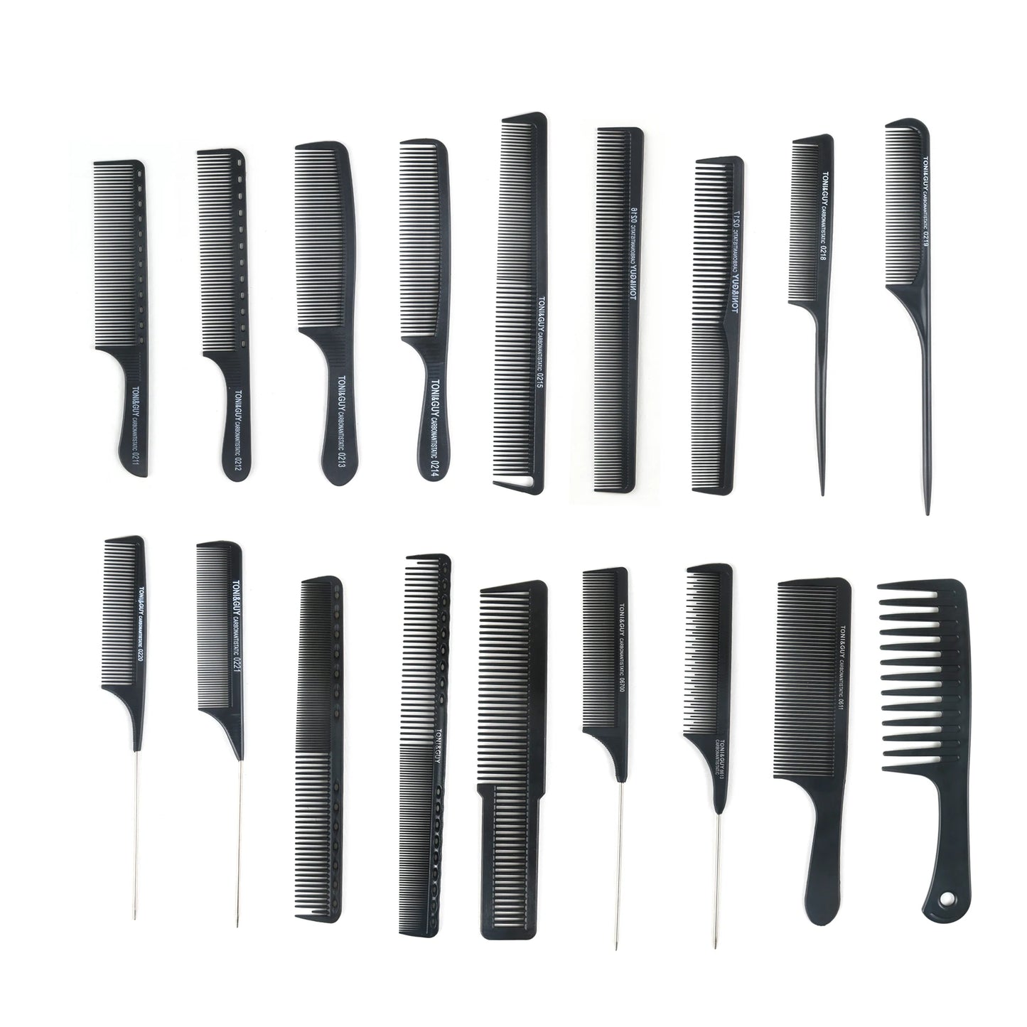 Wholesale Salon Hairdresser Professional Stainless Steel Common Comb Lice Comb Rat Tail Metal Pin Hair Cutting Brush