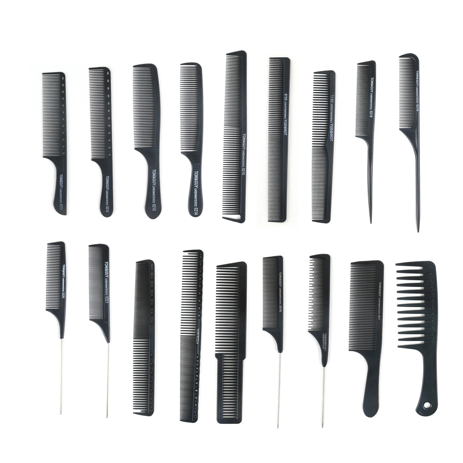 Wholesale Salon Hairdresser Professional Stainless Steel Common Comb Lice Comb Rat Tail Metal Pin Hair Cutting Brush