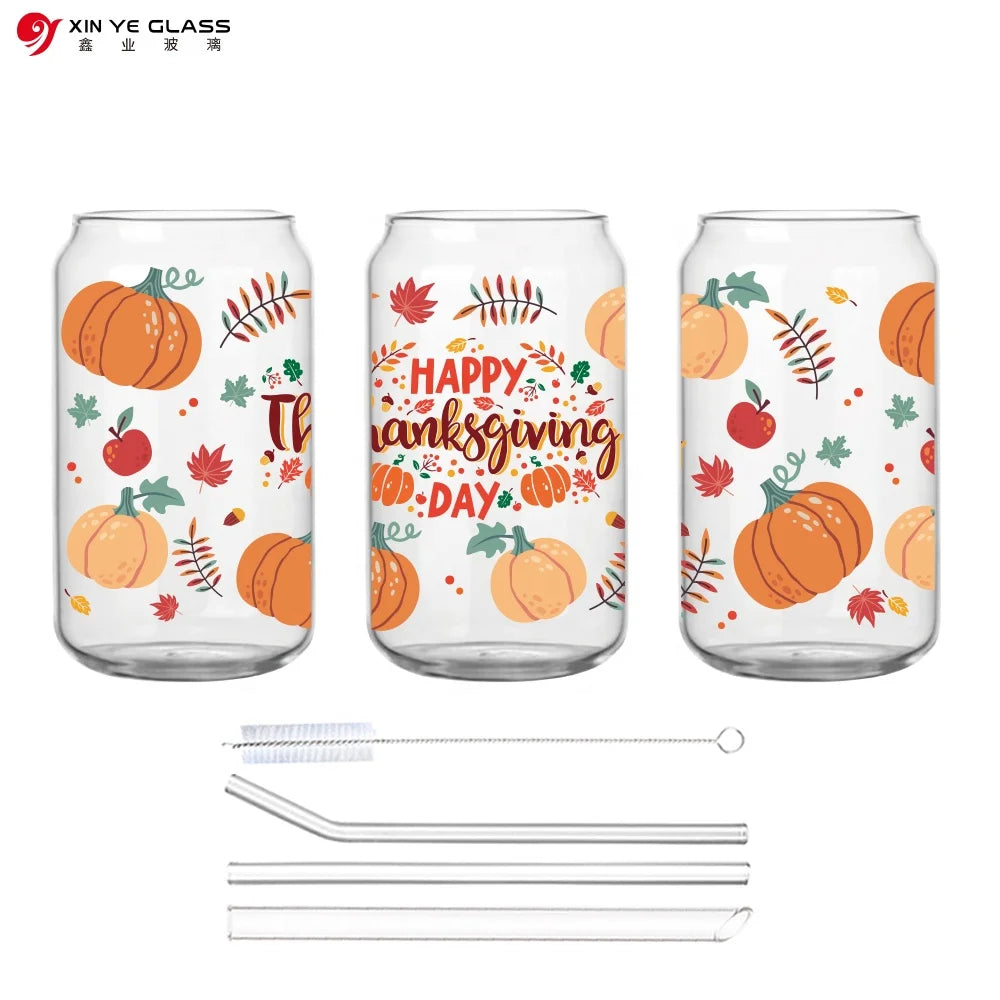 Clear Blank Sublimation Custom Design Crystal Glass Contemporary Stocked Milk Mug Water Drinking Party Use Custom Logo Xinye