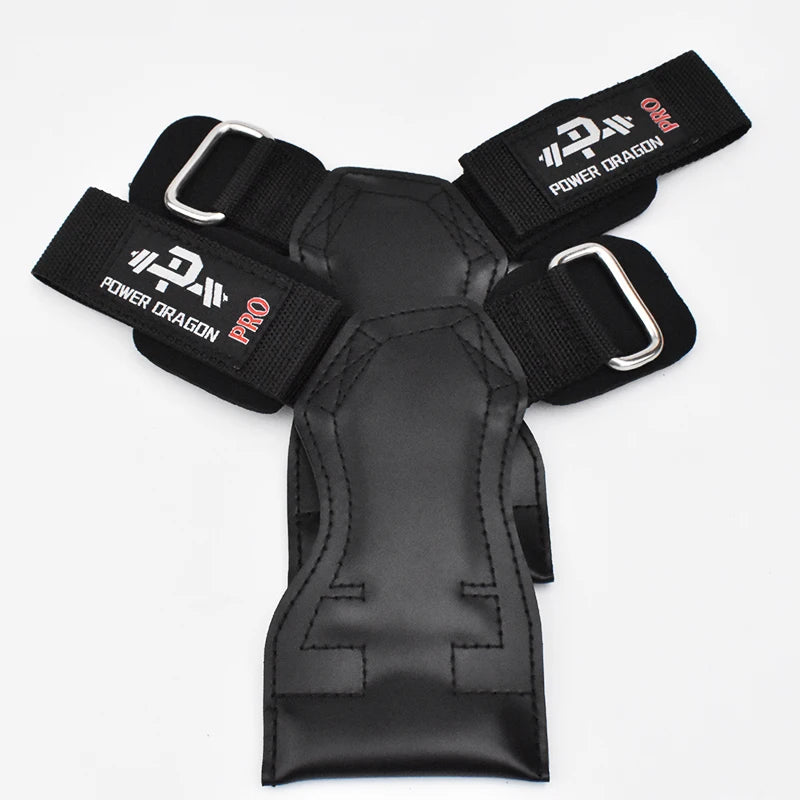 POWER  DRAGON Professional Made Weight Lifting Gym Training Grips for Palm Protection Weightlifting Straps