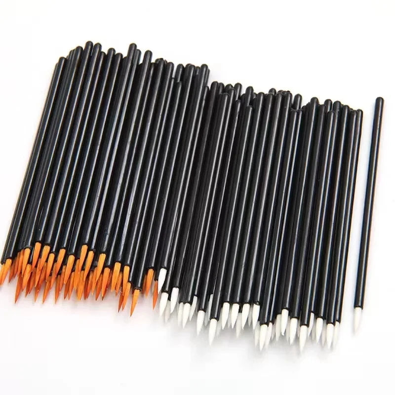 50pcs/bag Disposable Eyeliner Brush Individual Lip Brushes Eyeliner Wand Applicator Makeup Tools Supplier