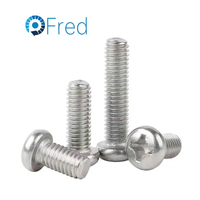 Free Sample Stainless Steel Machine Screw DIN 7985 Metric Phillips Pan Head Zinc Plated ISO Inch Measurement System