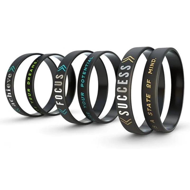 Custom Logo Waterproof Fashion Rubber Silicone Wristband-Eco-Friendly Embossed Promotional Gifts for Events & Festivals