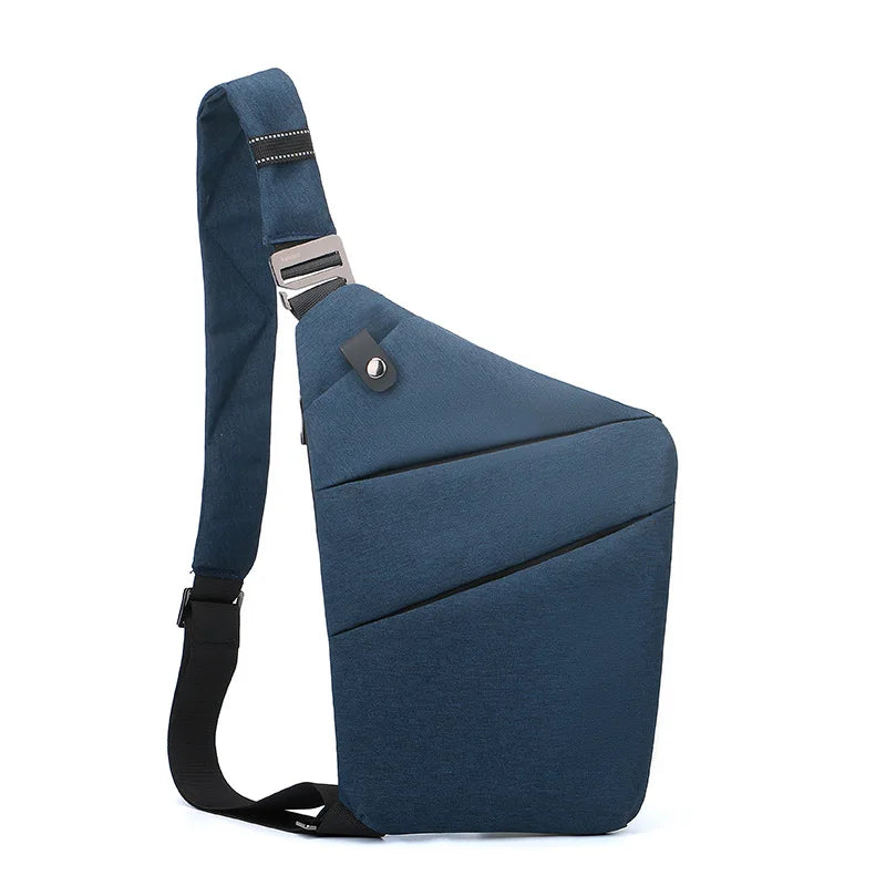 New Fashionable Crossbody Underarm Bag Polyester Pleated Solid Color Street Trend Casual Anti-Theft Waterproof Travel Compani