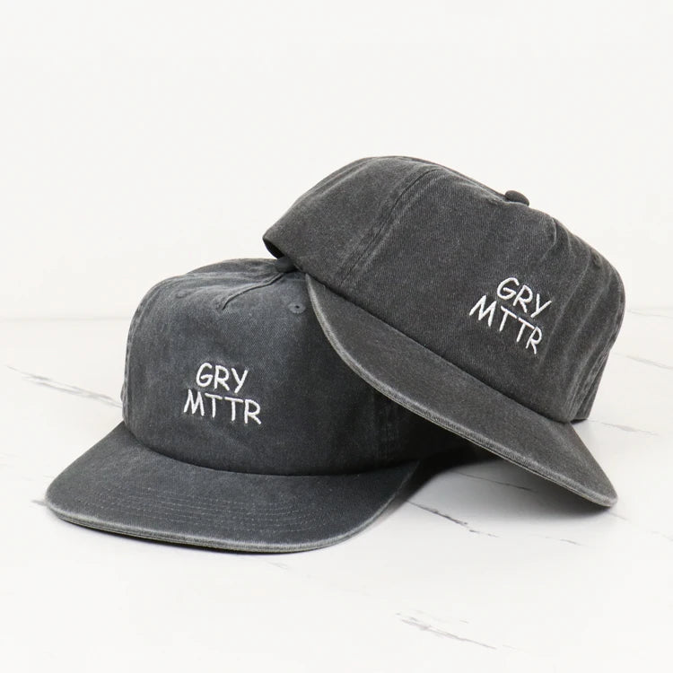 Washed Vintage Cap Embroidered Hats Unstructured Snapback Cap Hats