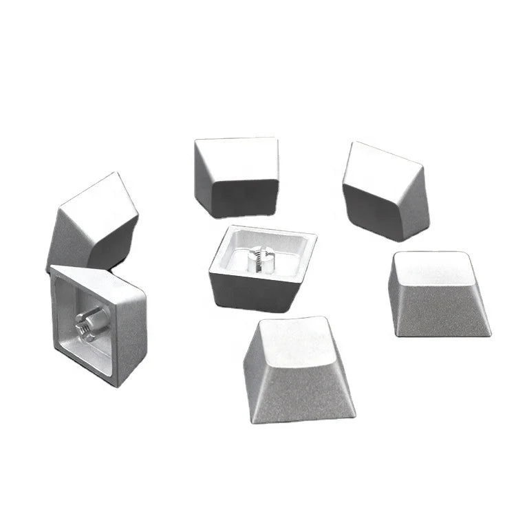 OEM Custom Anodized Aluminum DIY Mechanical Keycap Manufacturing Parts CNC Machining on Stainless Steel Custom Keycaps