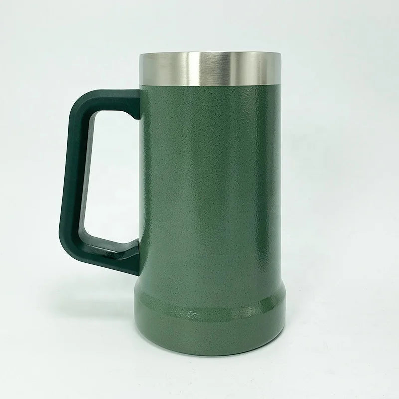 BPA Free Stainless Steel Adventure Reusable Vacuum Flask Cup Beer Mug Tumbler With Handle