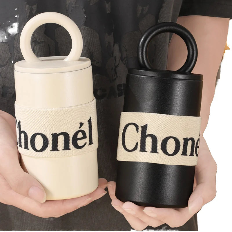 Classic 450ml Stainless Steel Water Bottle for Summer New Design Cute Kids' Vacuum Bottle with Hang Ring Back School Wholesale