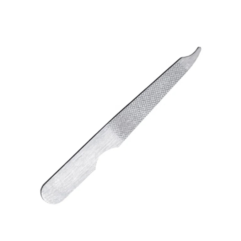 V-Win VW-MNF-039 Stainless Steel Double Sided Nail File & Cutter with Plastic Handle 7.5cm Customizable Color Non-Electric