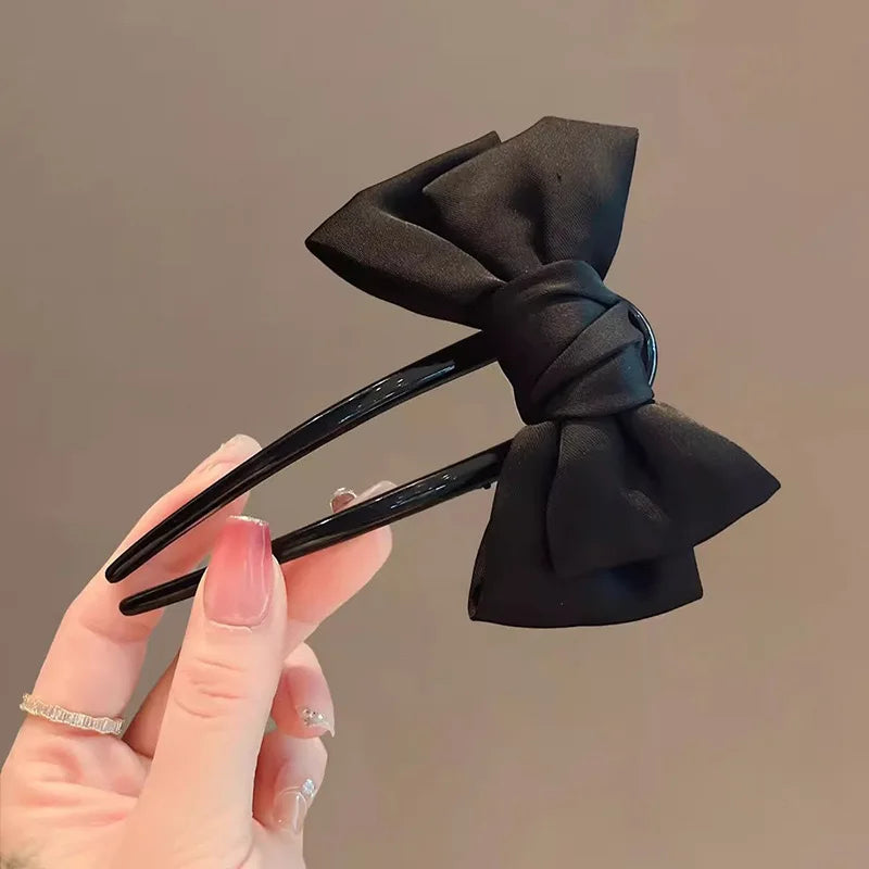 Chinese U-Shape Princess Hair Stick Women'S Antique Bow Hairpin Ancient Girls Hair Bun Forks Chopsticks Vintage Hair Jewelry