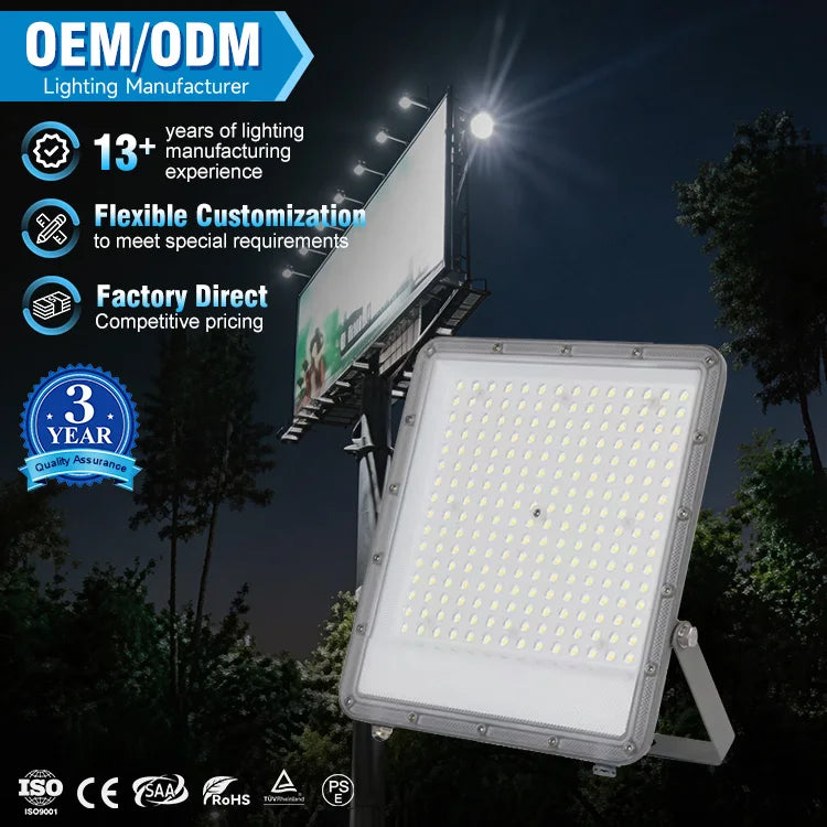 COVEDA 2 Years Warranty Super Brightness Outdoor Waterproof 30 50 100 150 200 300 400 Watt Project Outdoor Led Flood Lights