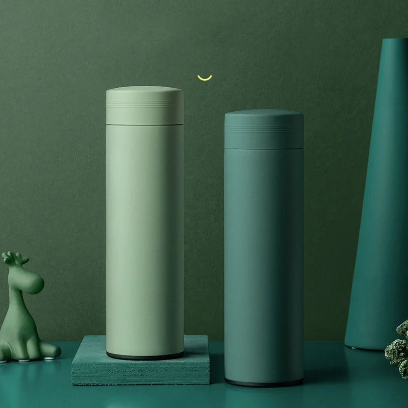 2024 New Promotional 500ml 304 Stainless Steel Vacuum Flask Hot-selling Rubber Paint Thermos Water  Bottle