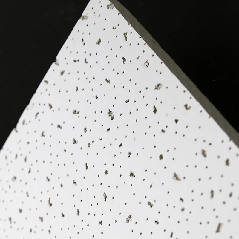 Kente Modern Square Fire-Proof Acoustic Mineral Wool Perforated Ceiling Board for Hotel Use 595x595x12mm with 1 Year Warranty